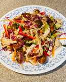Grilled chicken breast salad (salad ức gà nướng)
