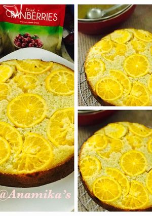 A picture of Orange Upside Down Cake.