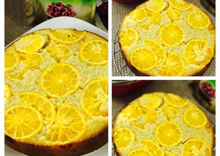 Recipe of Speedy Orange 🍊 Upside-Down Cake 🍰