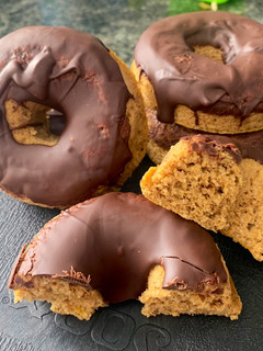 Una foto de Donuts de calabaza