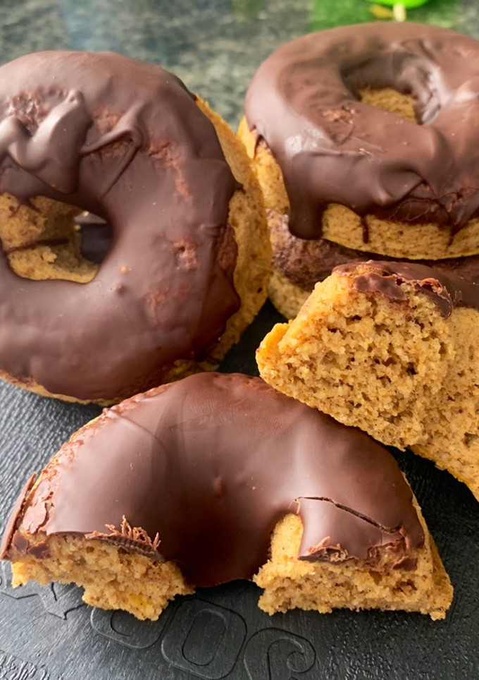 Una foto de Donuts de calabaza