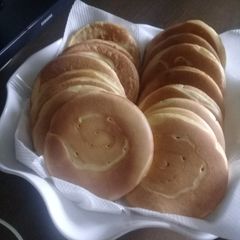 A picture of Fluffy pancakes.