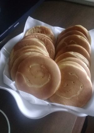 A picture of Fluffy pancakes.