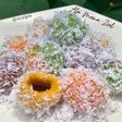 Klepon Ubi Jalar Kuning Pelangi & Marble