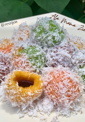 Foto resep Klepon Ubi Jalar Kuning Pelangi & Marble