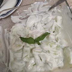 A picture of Cucumber salad 🥒.