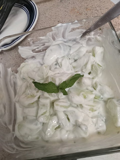A picture of Cucumber salad 🥒.