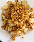 Cồi sò điệp xào bơ tỏi