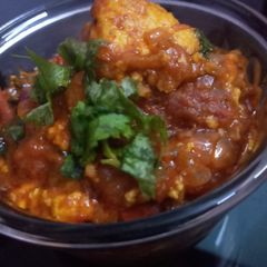 A picture of Dhaba style paneer masala.