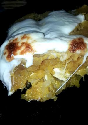 Una foto de Pastel de calabaza y pollo