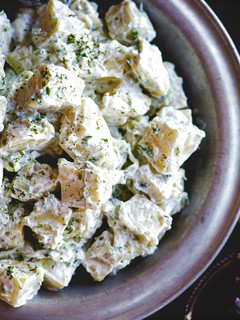 A picture of Tzatziki Potato Salad.