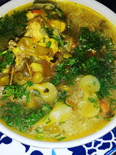 Una foto de Sopa de corbatines