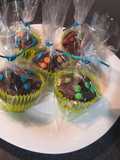 Muffins de chocolate y vainilla! Para regalar en cumples!🎈🎉🎈