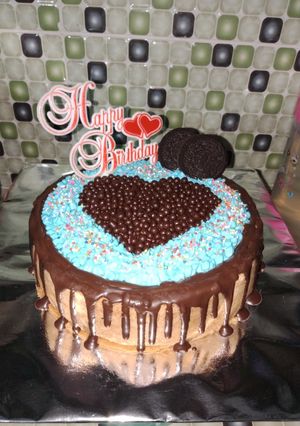 Foto resep Cake ultah love