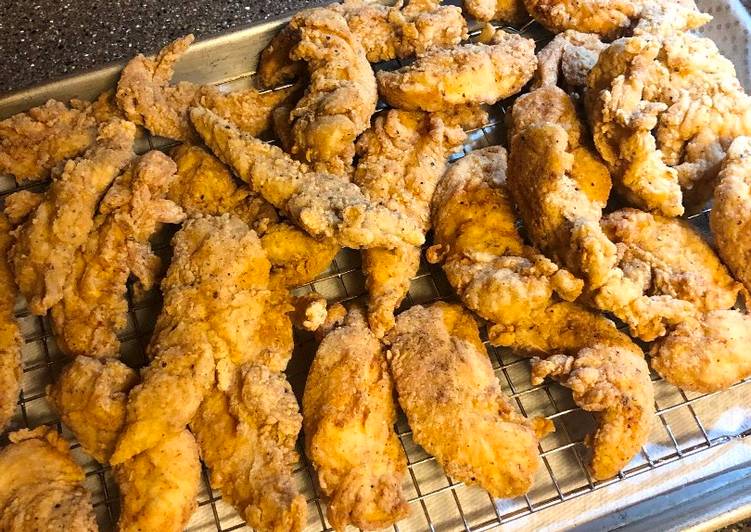 Simple Way to Prepare Perfect Gluten-Free Breaded Fried Chicken Tenders