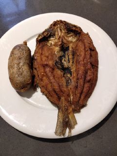 A picture of Fried Milk Fish.
