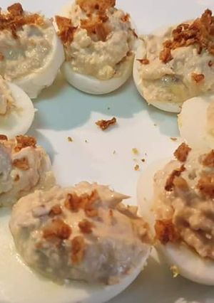 Una foto de Huevos rellenos