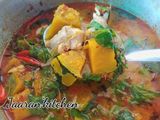 แกงฟักทองใส่ไก่