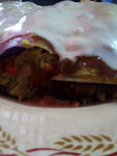 Una foto de Canelones de berenjena...🍆
