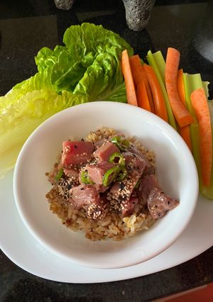 Una foto de Poke bowl