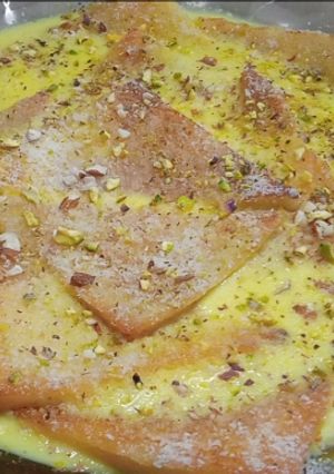 A picture of Shahi Tukray.