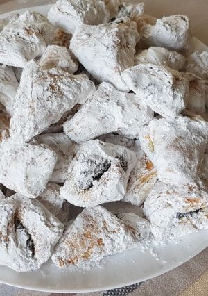 O poză a rețetei Hájas cu magiun de prune.