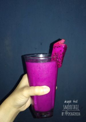 Foto resep Dragon fruit smoothie