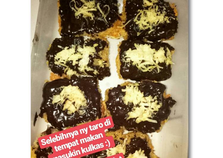 Pisang nuget cokelat keju