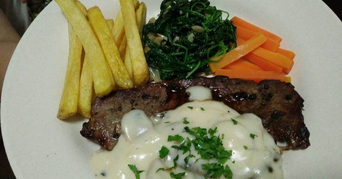 Resep Rib Eye Steak With Mushroom Sauce Oleh Ayyumei Dayanti Cookpad