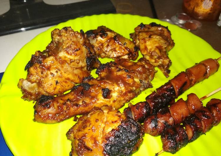 Resep Ayam bakar saus bbq delmonte oleh Tanti Rahma - Cookpad