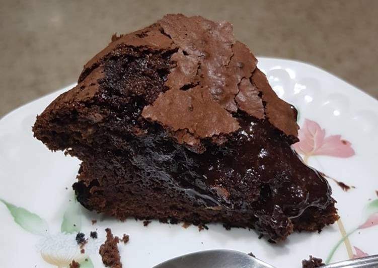 Bizcocho de chocolate o brownie