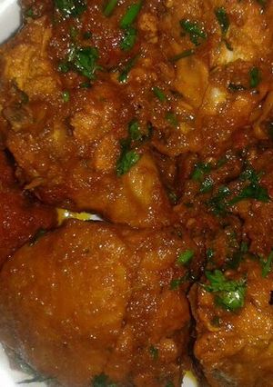 A picture of Chicken curry.