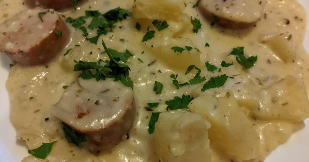 Kielbasa and potatoes in white wine sauce instant pot ip Recipe by ...