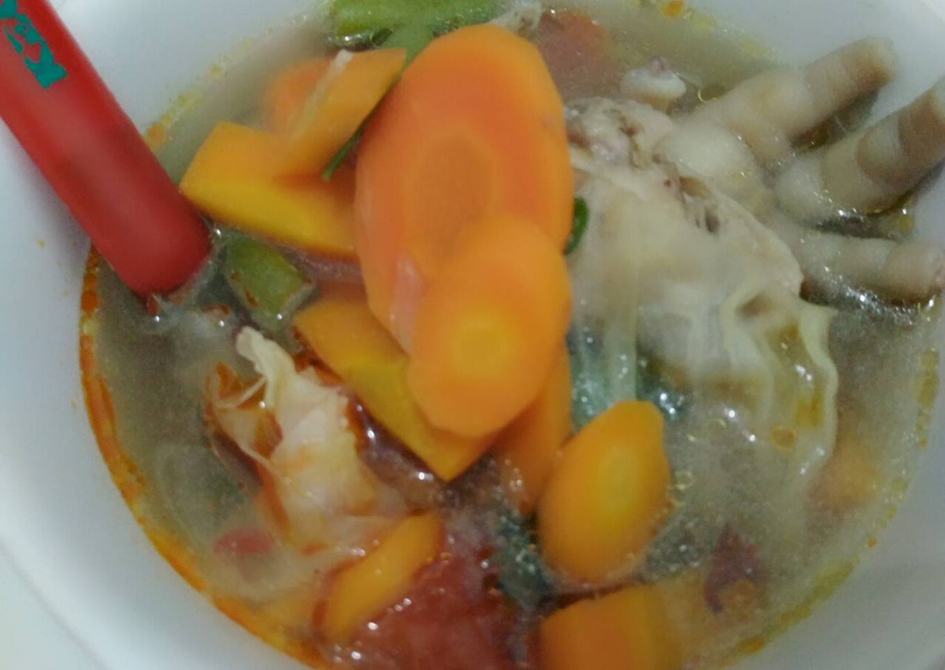 Sop ceker ayam