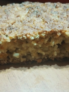 Una foto de Budín de avena, banana y maní fácil y económico
