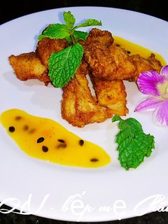 Hình của món Phi Lê Cá BaSa Chiên Giòn Sốt Chanh Leo.