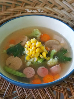 Foto resep Sup Jagung Dan Teman-Temannya