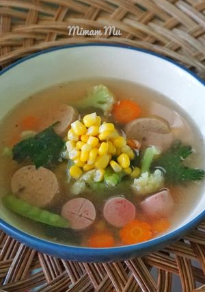 Foto resep Sup Jagung Dan Teman-Temannya