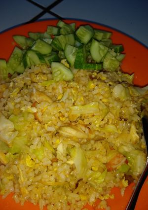 Foto resep Nasi goreng kol pedas