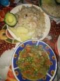 Arvejas con pata.. Verdurita!!!