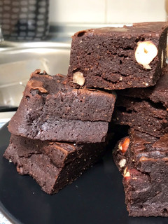 Una foto de Brownie al microondas