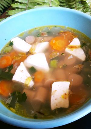 Foto resep Sup Tahu Sosis Sederhana