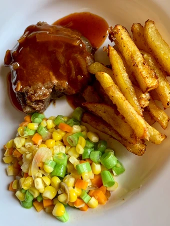 Cara Mudah Membikin Resep Beef Steak sauce BBQ yang Lezat Sekali Anti Ribet, Sempurna