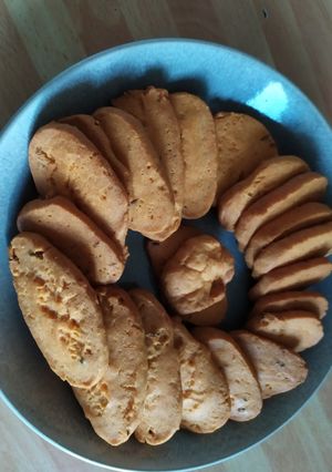 Une photo de Sablés apéritifs mimolette et cumin