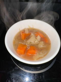 A picture of Chunky Veg Soup (can with Veg or Chicken Stock depending on Vegetarian) Great for DIETS 👅🥰.