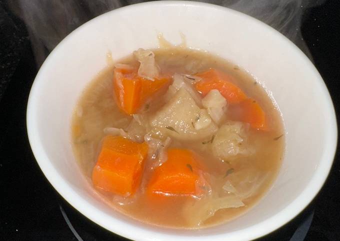 Chunky Veg Soup (can with Veg or Chicken Stock depending on Vegetarian) Great for DIETS 👅🥰