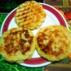 Una foto de Arepa de yuca