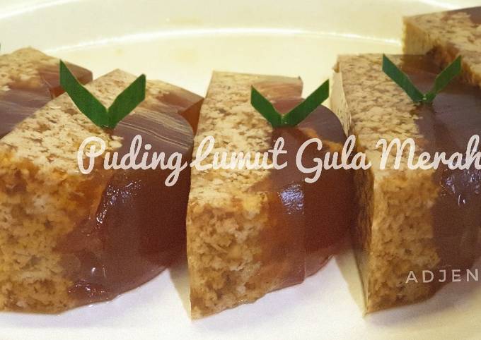 Tutorial Masakan Resep Puding Lumut Gula Merah