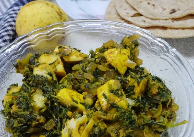 Recipe of Perfect Fenugreek and guava / methi amrood subji