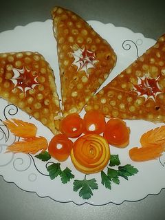 عکسی از دستور سمبوسه با روش پیچیدن